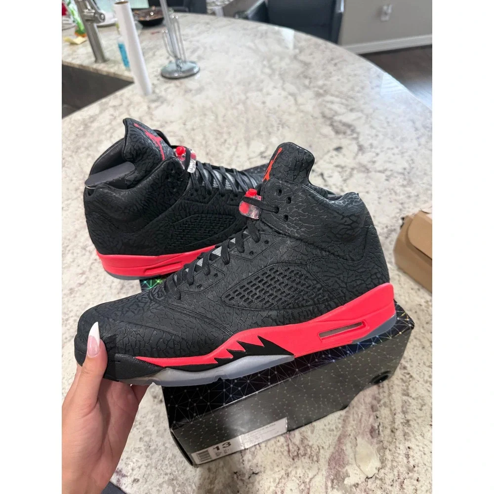 Jordan Air Jordan 3LAB5 Mens Size 13 Black Infrared NEW Elephant Print